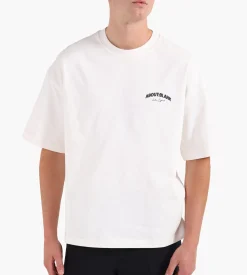 about:blank Arched Logo T-Shirt Oat Black