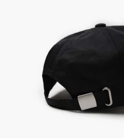 about:blank Box Cap Black Ecru