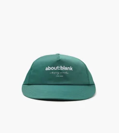 about:blank Box Cap Epsom Green Ecru