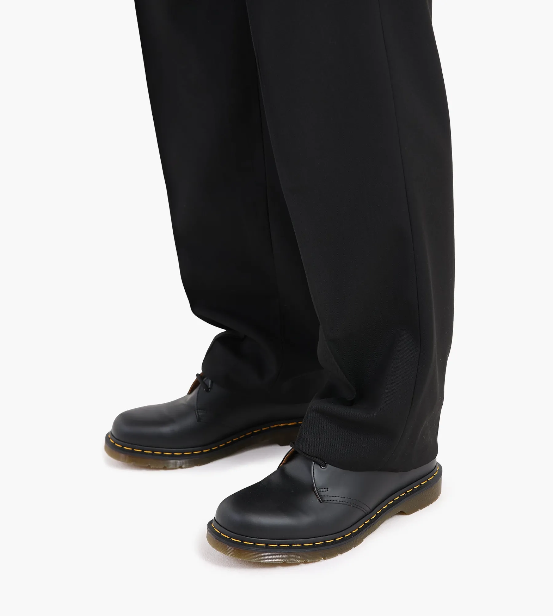 about:blank Everyday Pleated Trousers Black