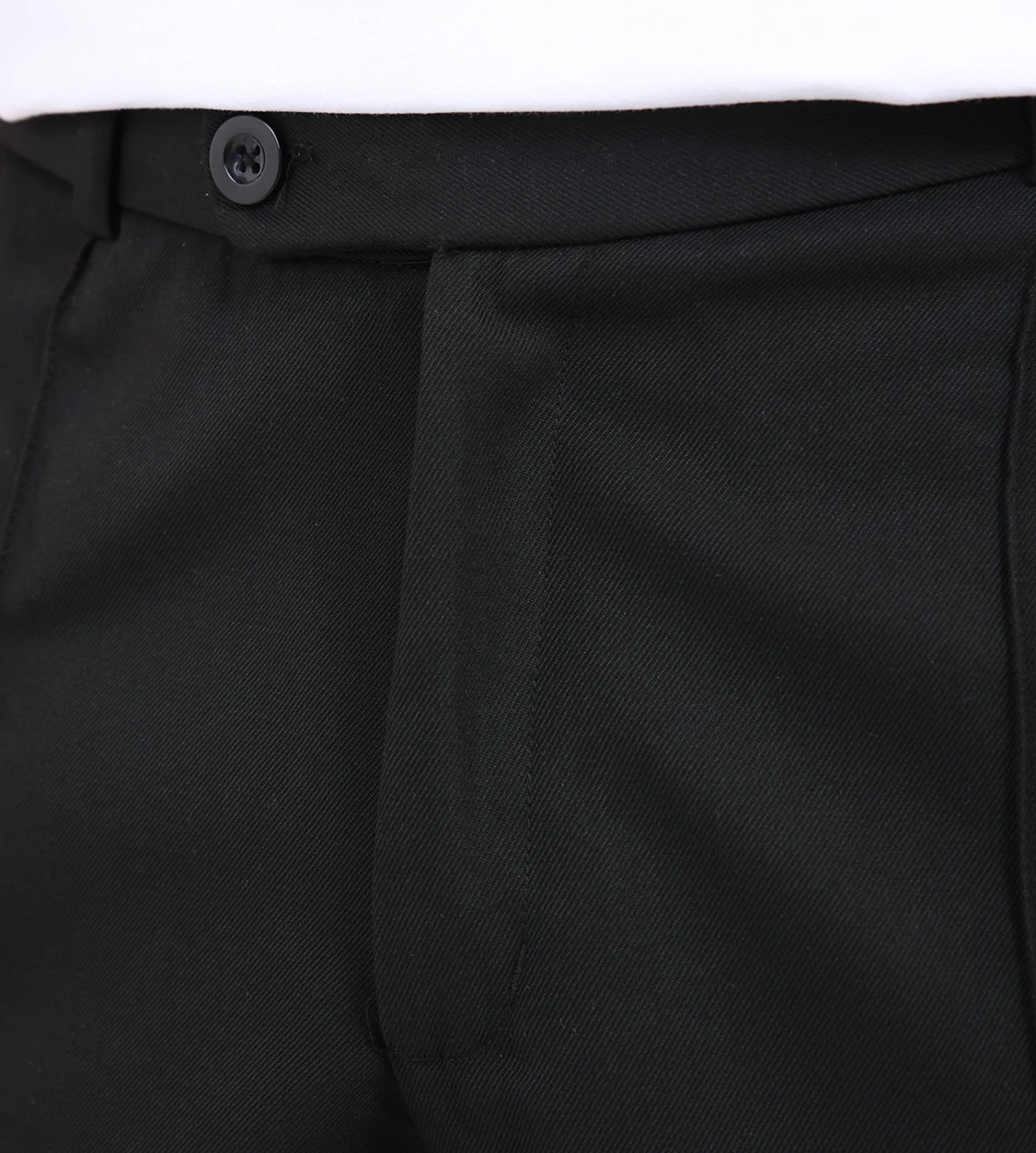 about:blank Everyday Pleated Trousers Black