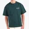 about:blank Reverse T-Shirt Epsom Green Ecru