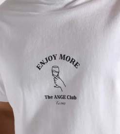 Ange Projects Enjoy More Tee White