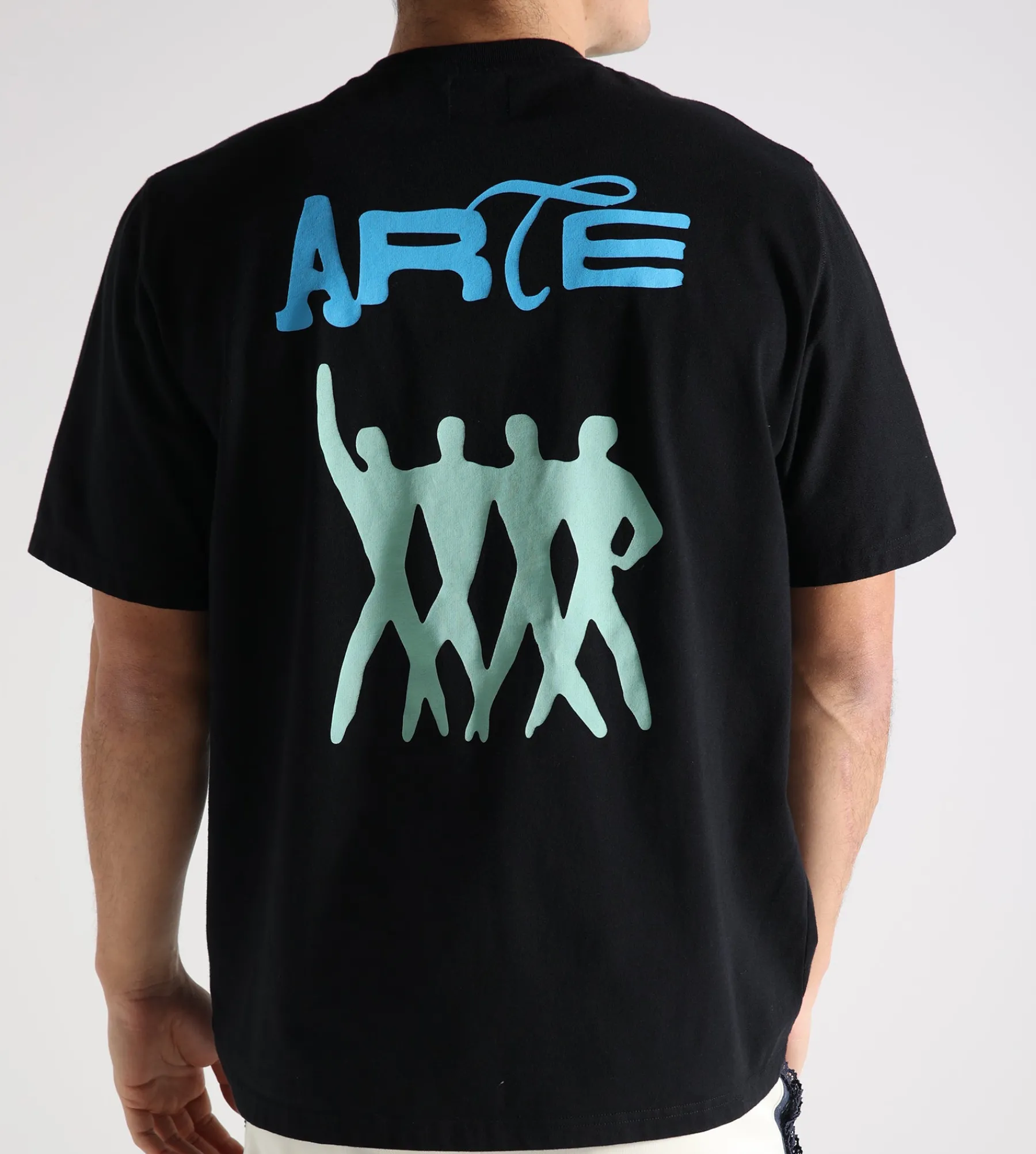 Arte Antwerp Back Logo People T-shirt Black
