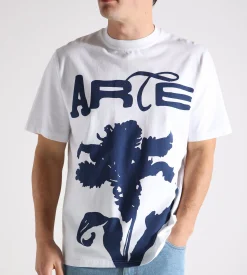 Arte Antwerp Big Flower T-shirt White