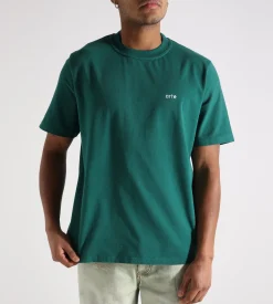 Arte Antwerp Big Spiral Print T-shirt Green