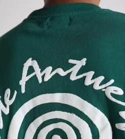Arte Antwerp Big Spiral Print T-shirt Green