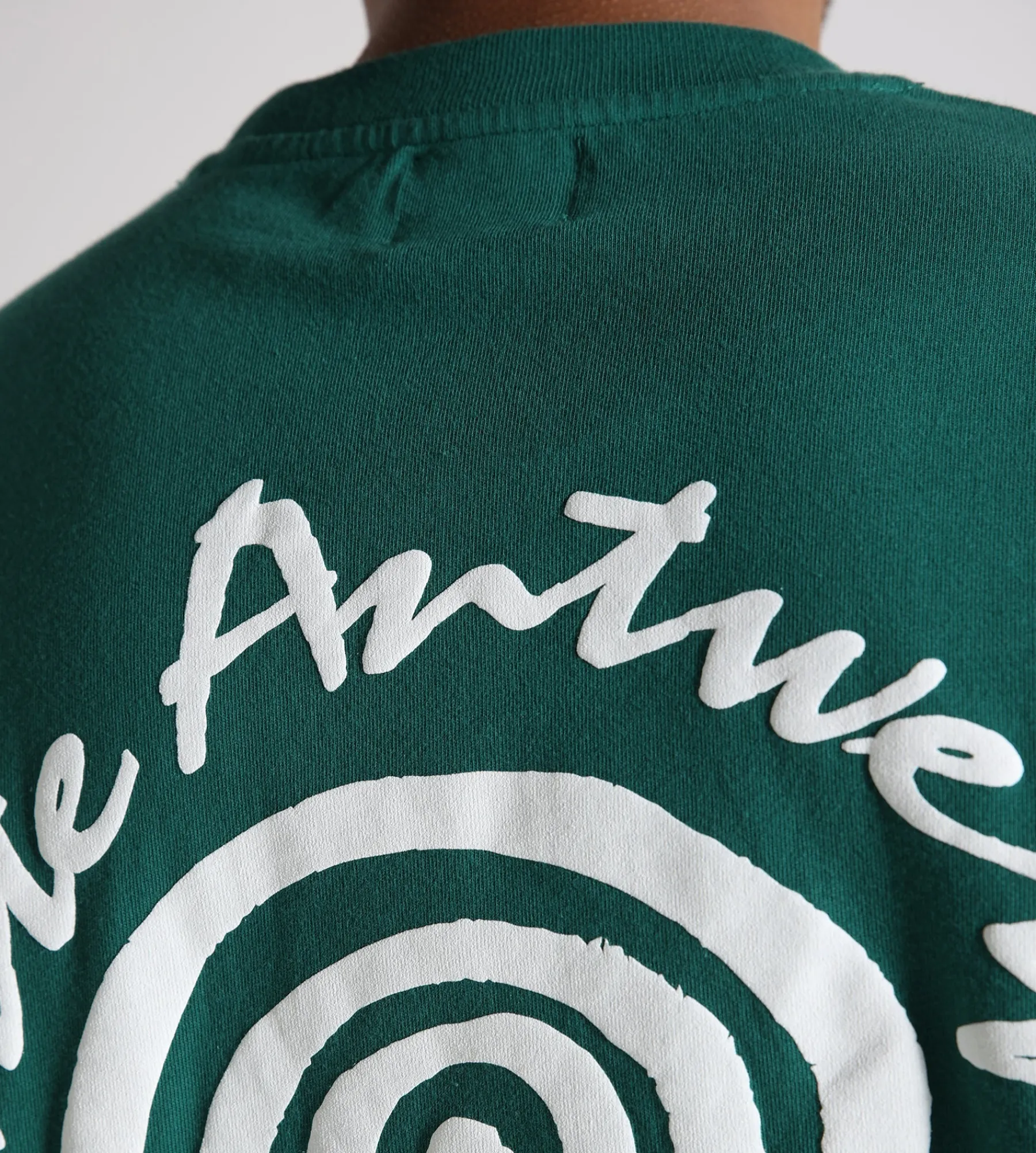 Arte Antwerp Big Spiral Print T-shirt Green