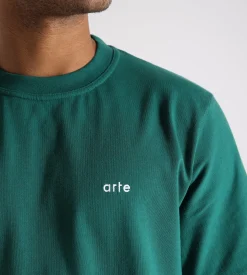 Arte Antwerp Big Spiral Print T-shirt Green