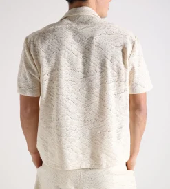 Arte Antwerp Crochet Shirt Cream