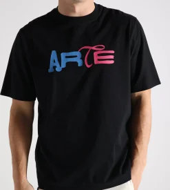Arte Antwerp Duo Print Logo T-shirt Black