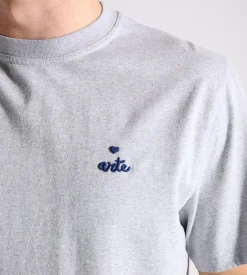 Arte Antwerp Heart Logo T-shirt Grey