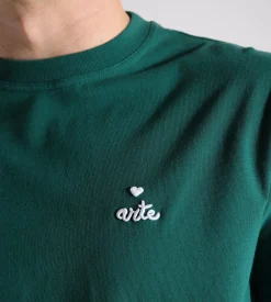 Arte Antwerp Heart Logo T-shirt Green