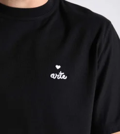 Arte Antwerp Heart Logo T-shirt Black