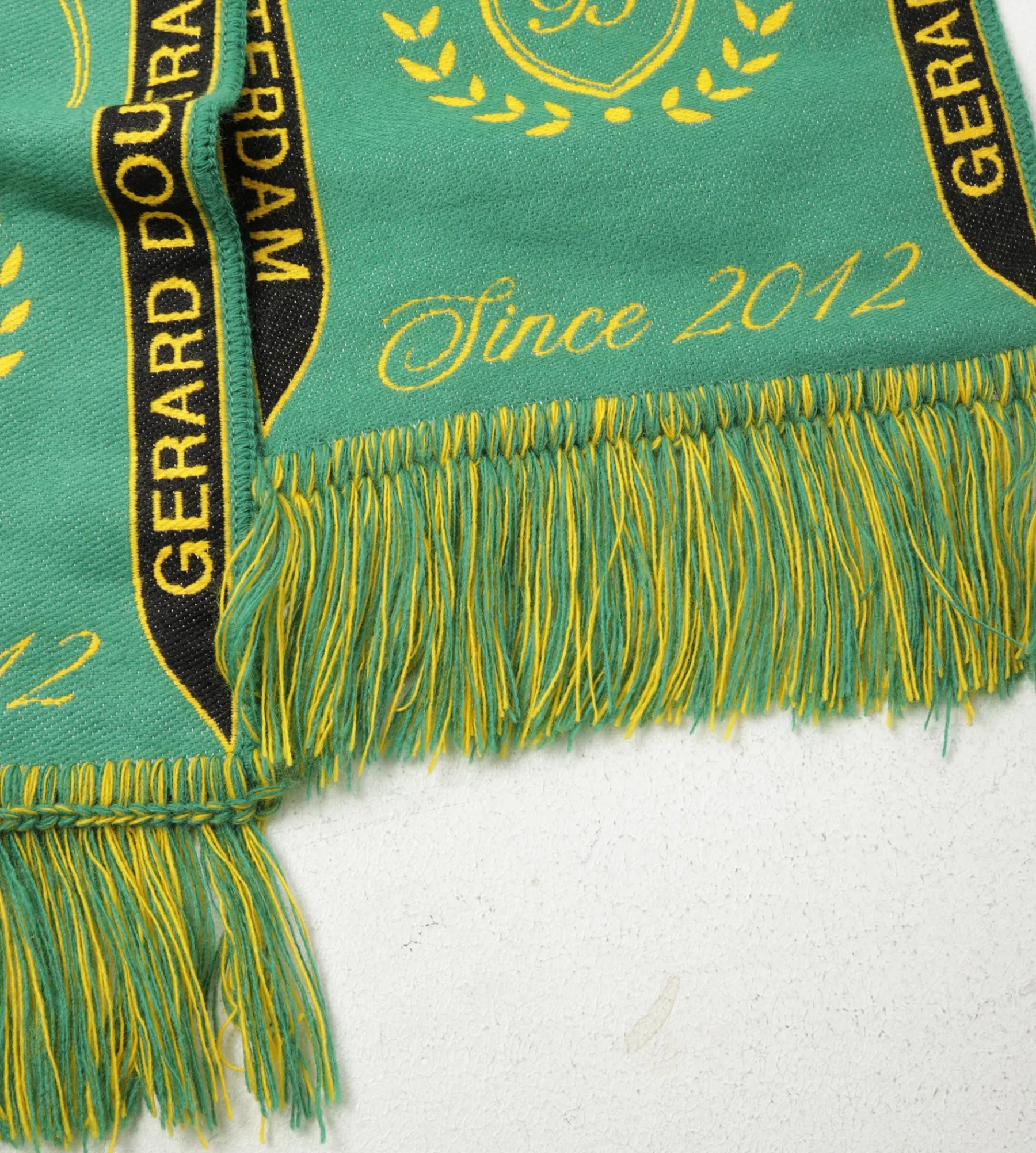 Baskèts Baskets Scarf Green Yellow