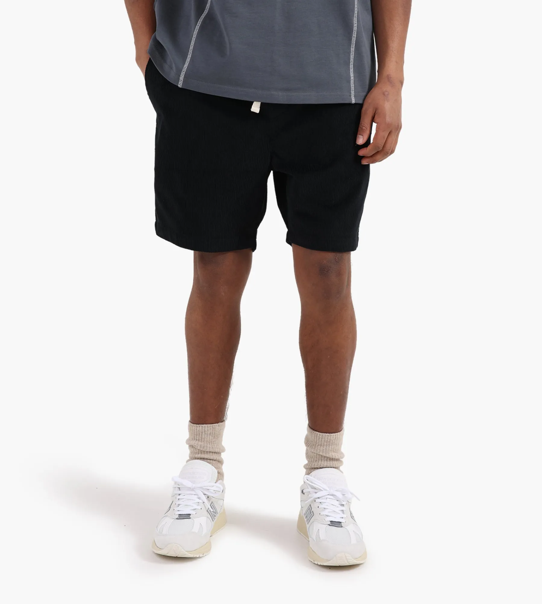 Baskèts Cord Shorts Black