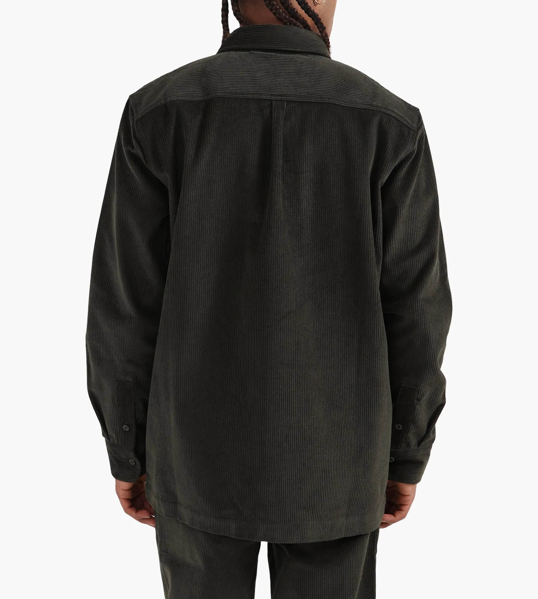 Baskèts Corduroy Shirt Moss Green