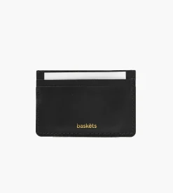 Baskèts Leather Cardholder Black