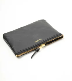 Baskèts Leather Zip Wallet Black