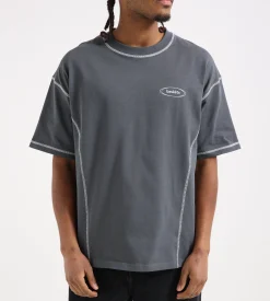 Baskèts Modern Contrast Tee Graphite