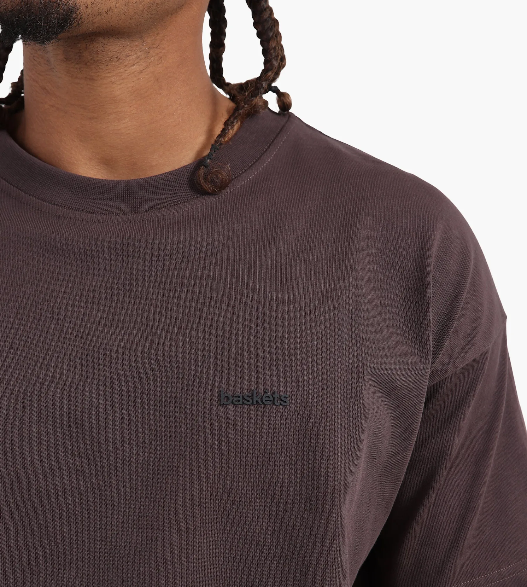 Baskèts Modern Essential Tee Marron