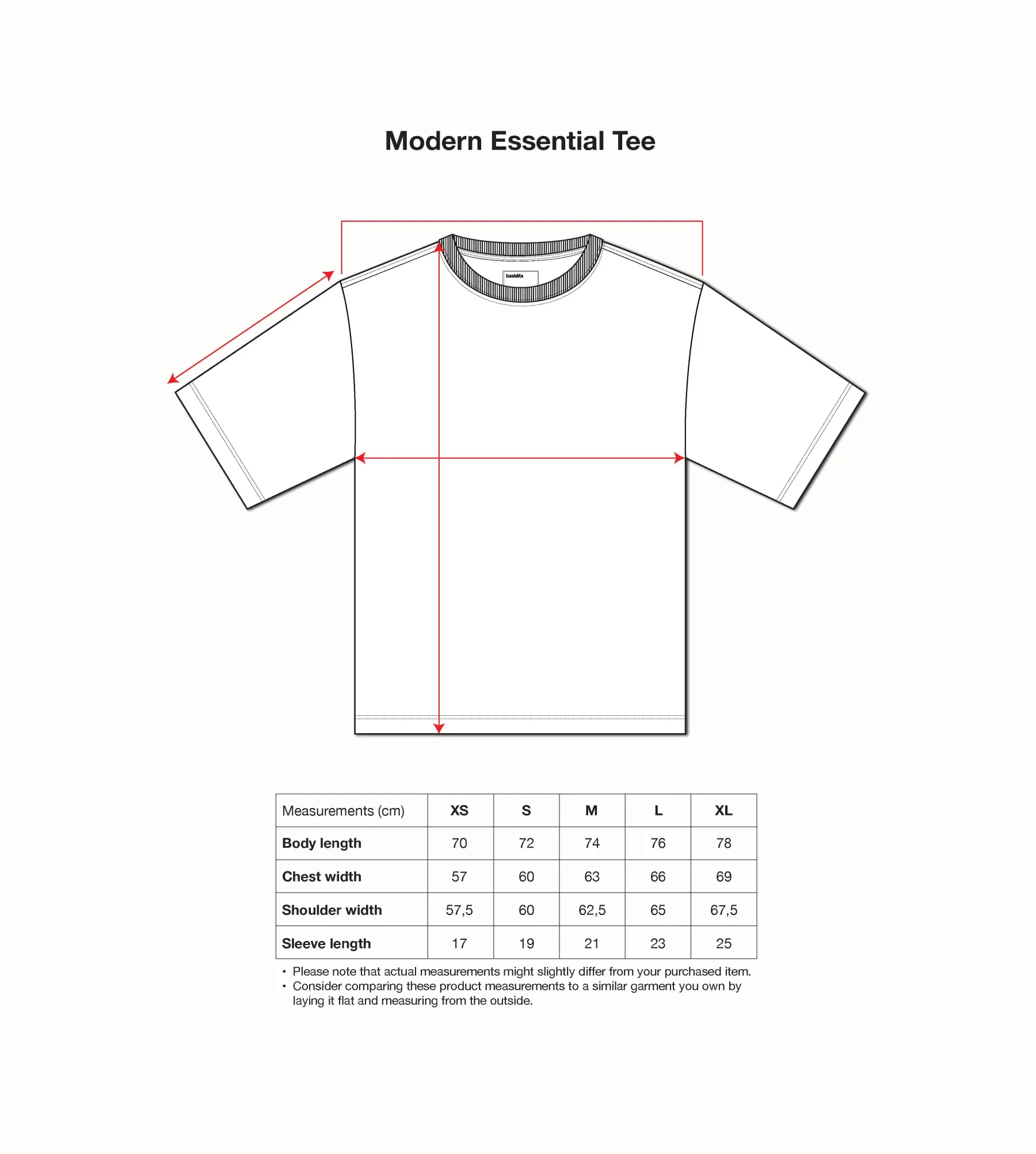 Baskèts Modern Essential Tee Black