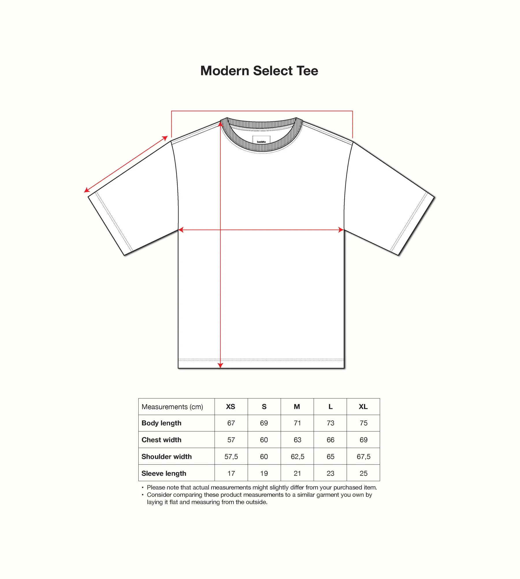 Baskèts Modern Select Tee Off White