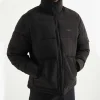 Baskèts Nylon Puffer Jacket Black