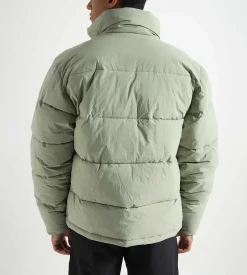 Baskèts Nylon Puffer Jacket Sage Green