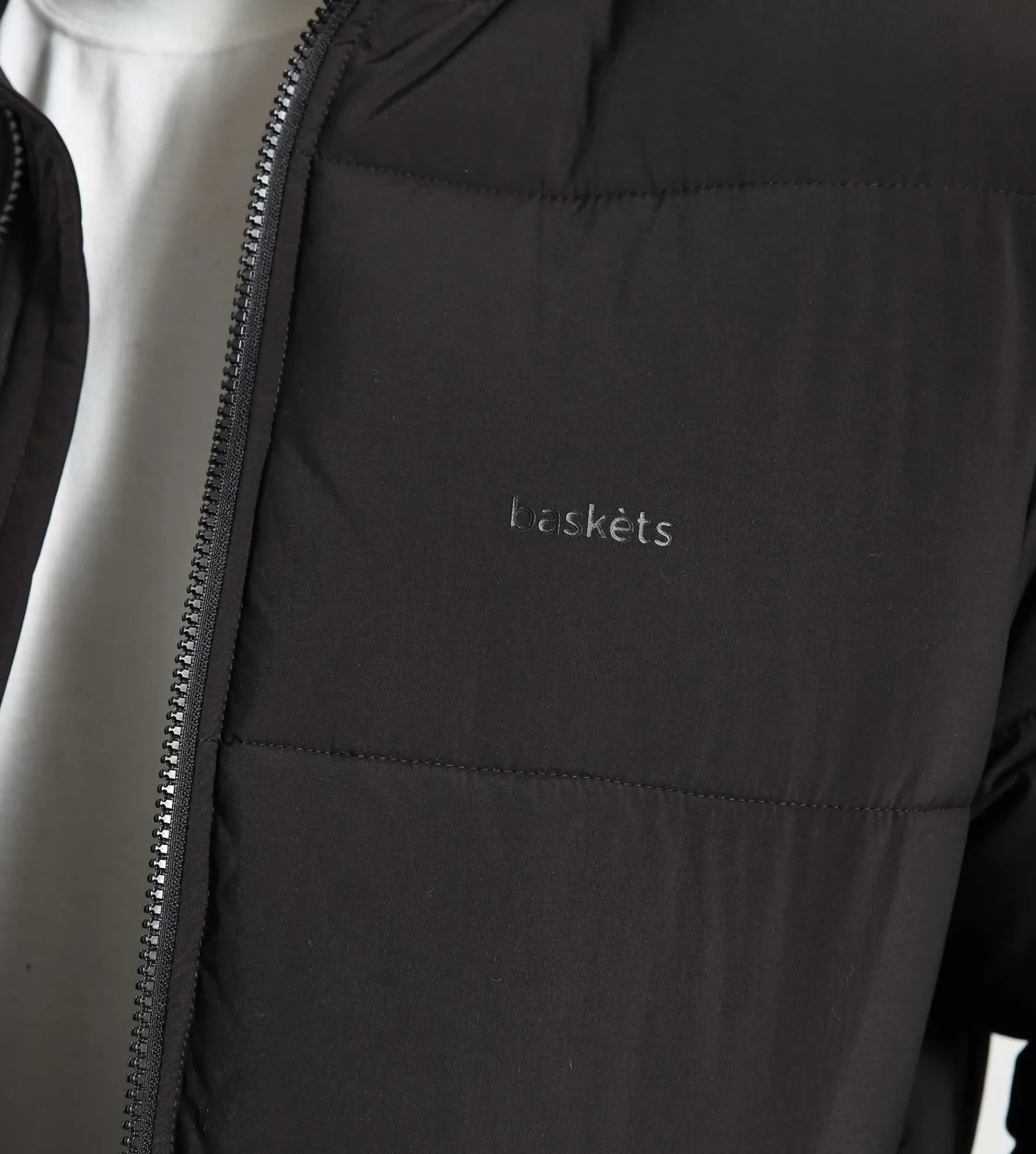 Baskèts Nylon Puffer Jacket Black