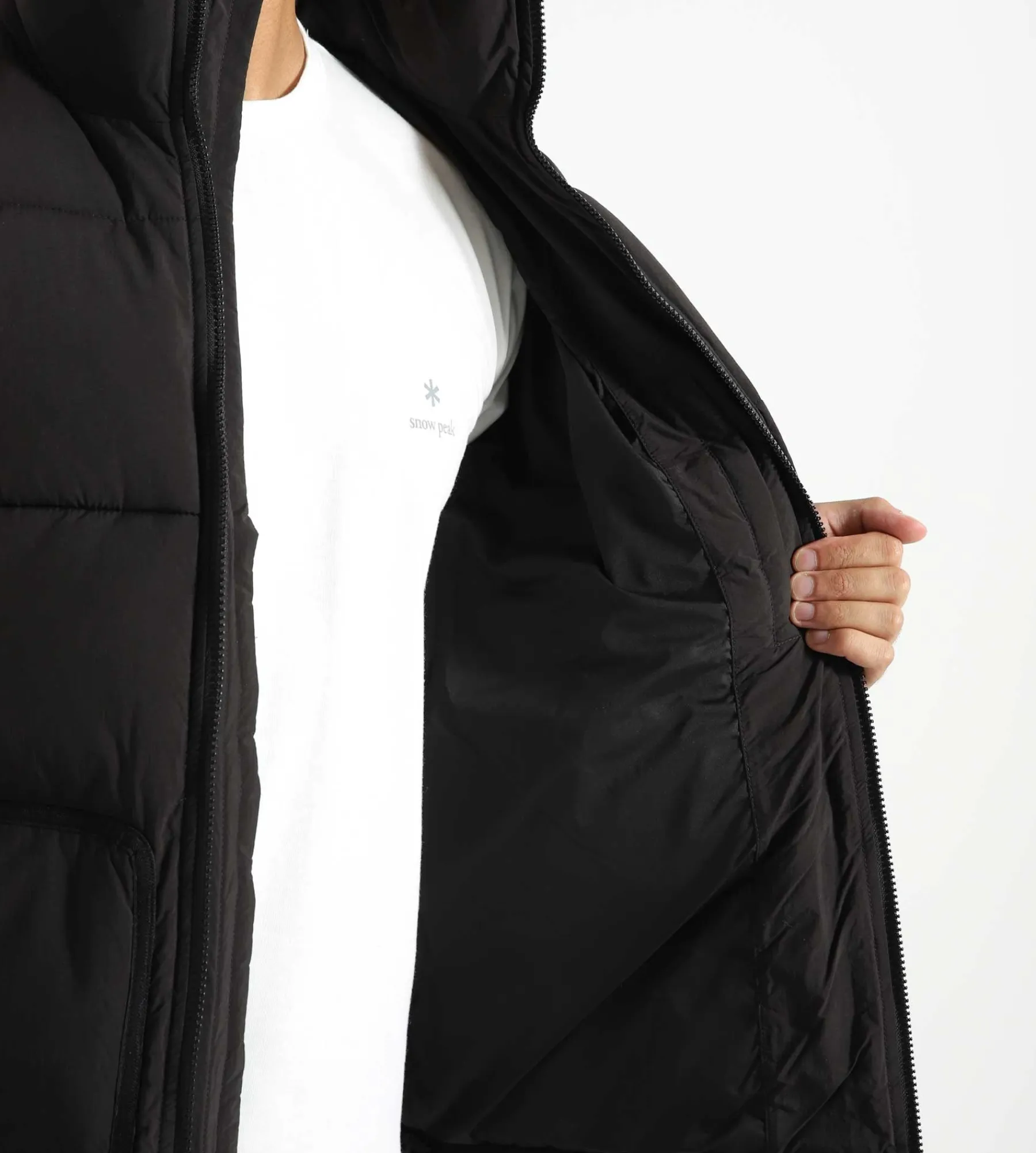 Baskèts Nylon Puffer Jacket Black