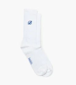 Baskèts Socks White Blue