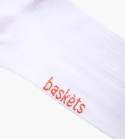 Baskèts Socks White Bronze