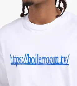 Boiler Room Tv Logo Tee White