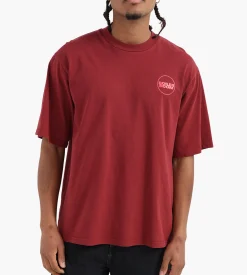 Boiler Room Core Tee Oxblood