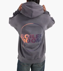Boiler Room Core Hoodie Garment Dye Slate