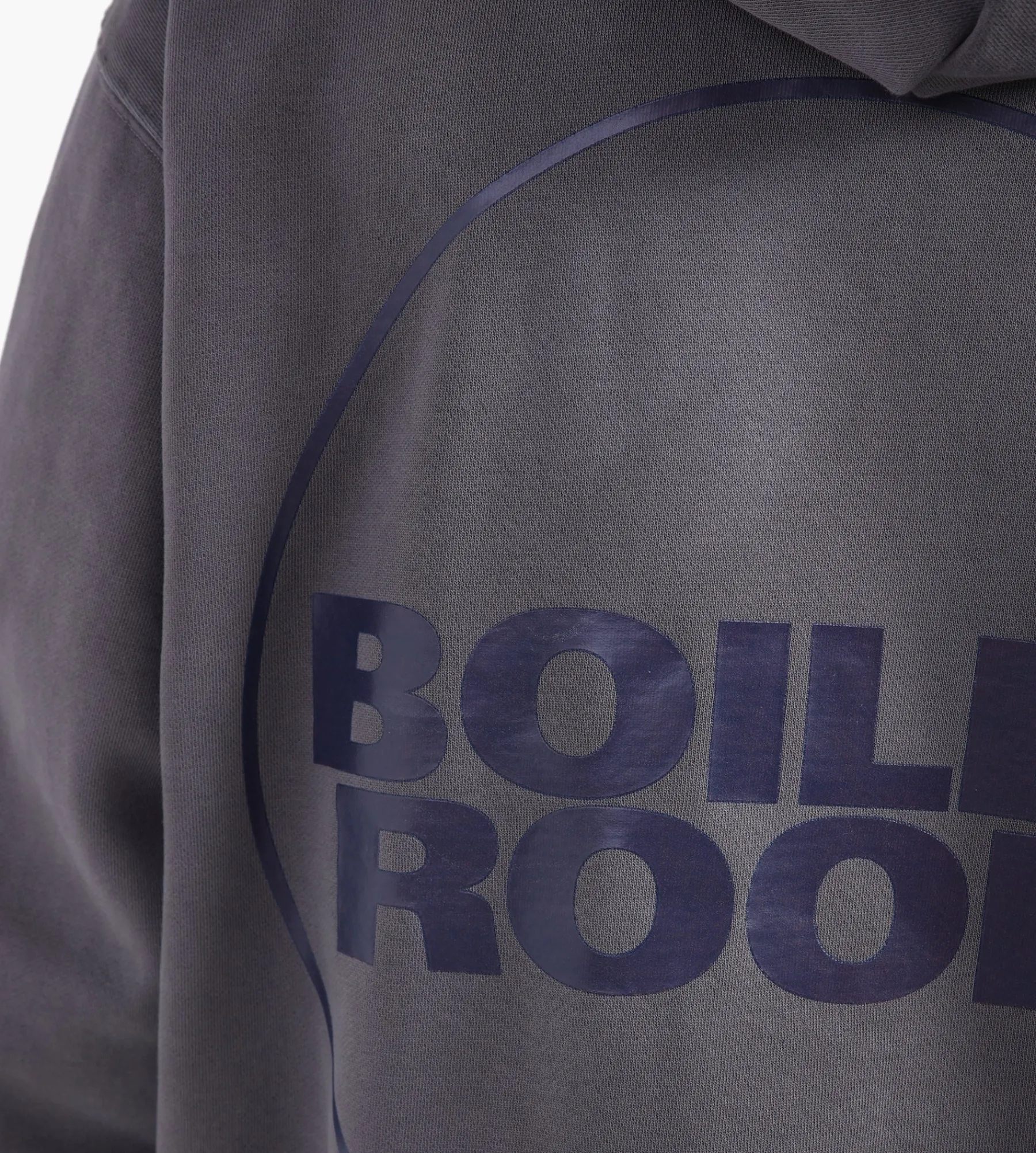 Boiler Room Core Hoodie Garment Dye Slate