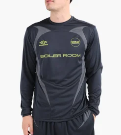 Boiler Room Football Longsleeve Blue