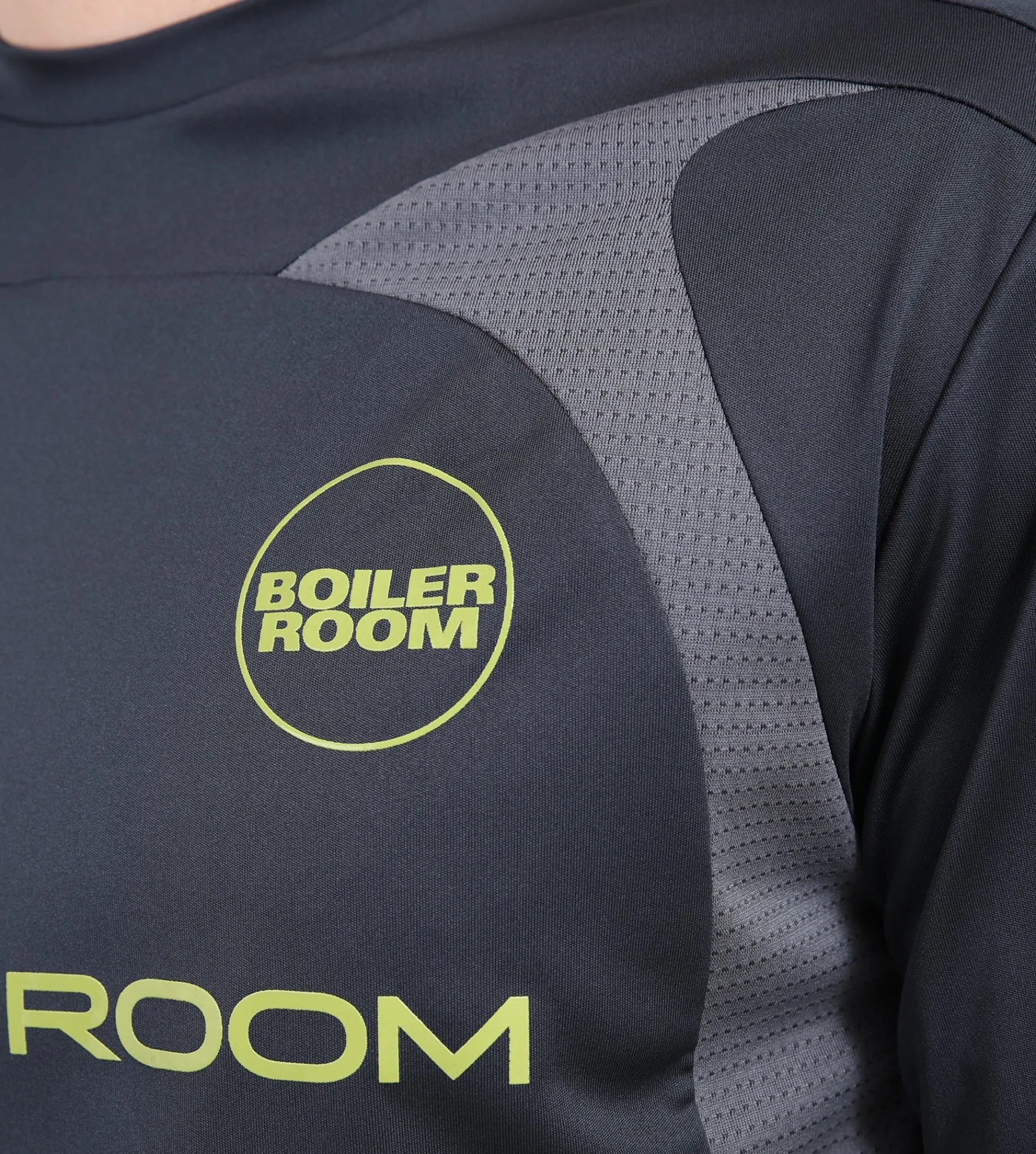 Boiler Room Football Longsleeve Blue