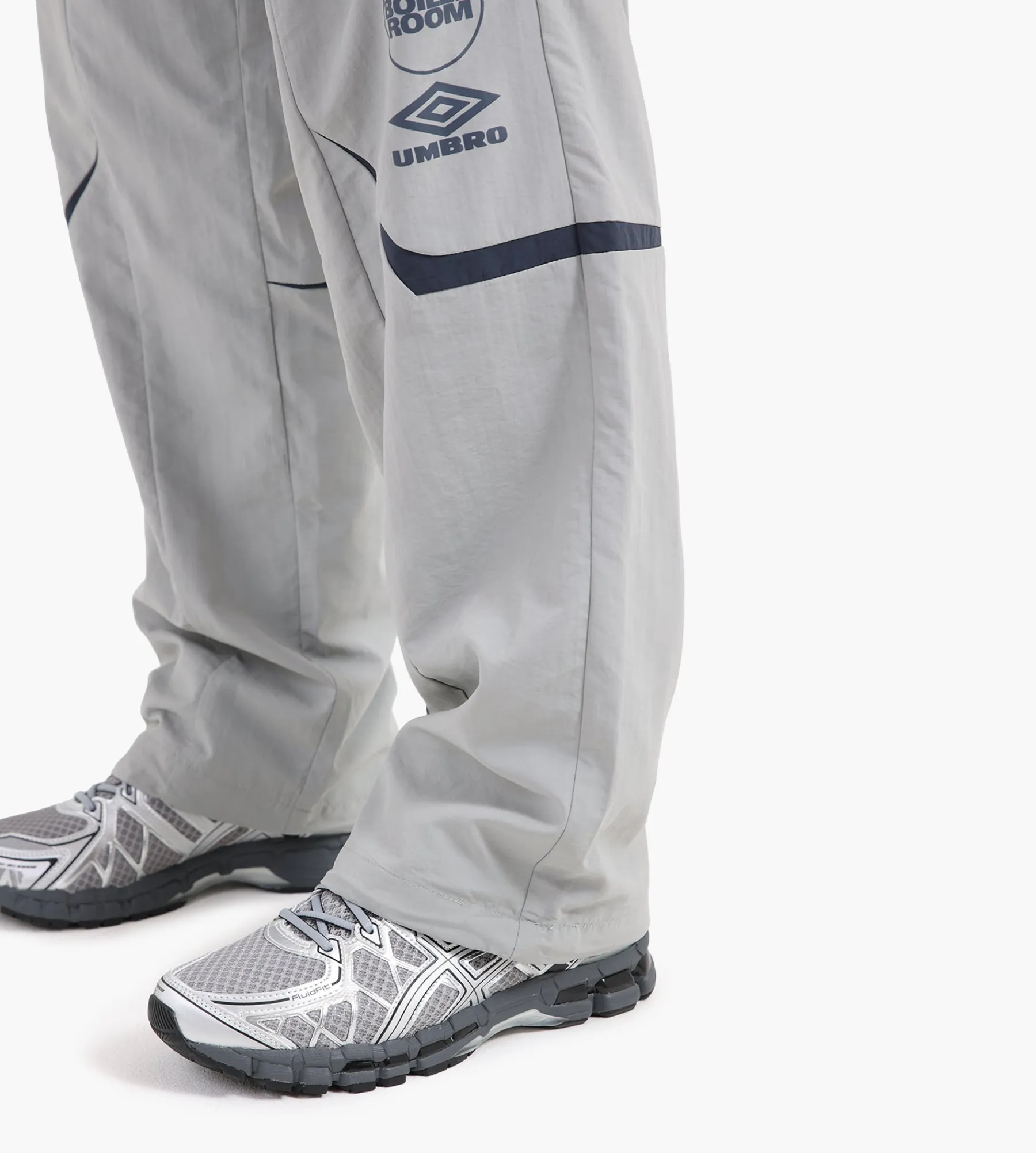 Boiler Room Shell Track Pant Grey