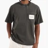 Bram's Fruit Chest Pocket T-Shirt Washed Charcoal