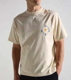 Bram's Fruit Clock Acrylic T-Shirt Beige