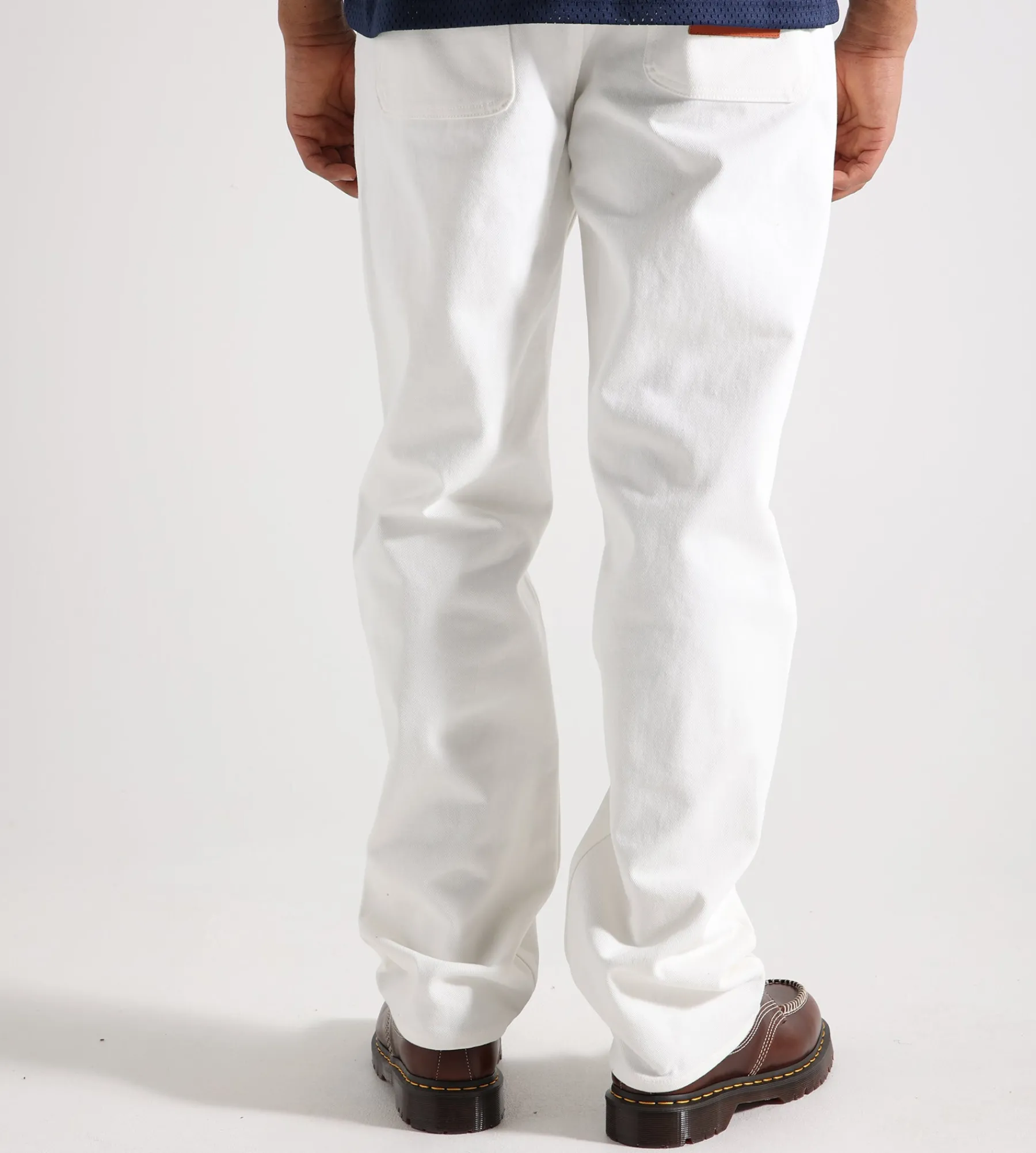 Bram's Fruit Denim Trouser White