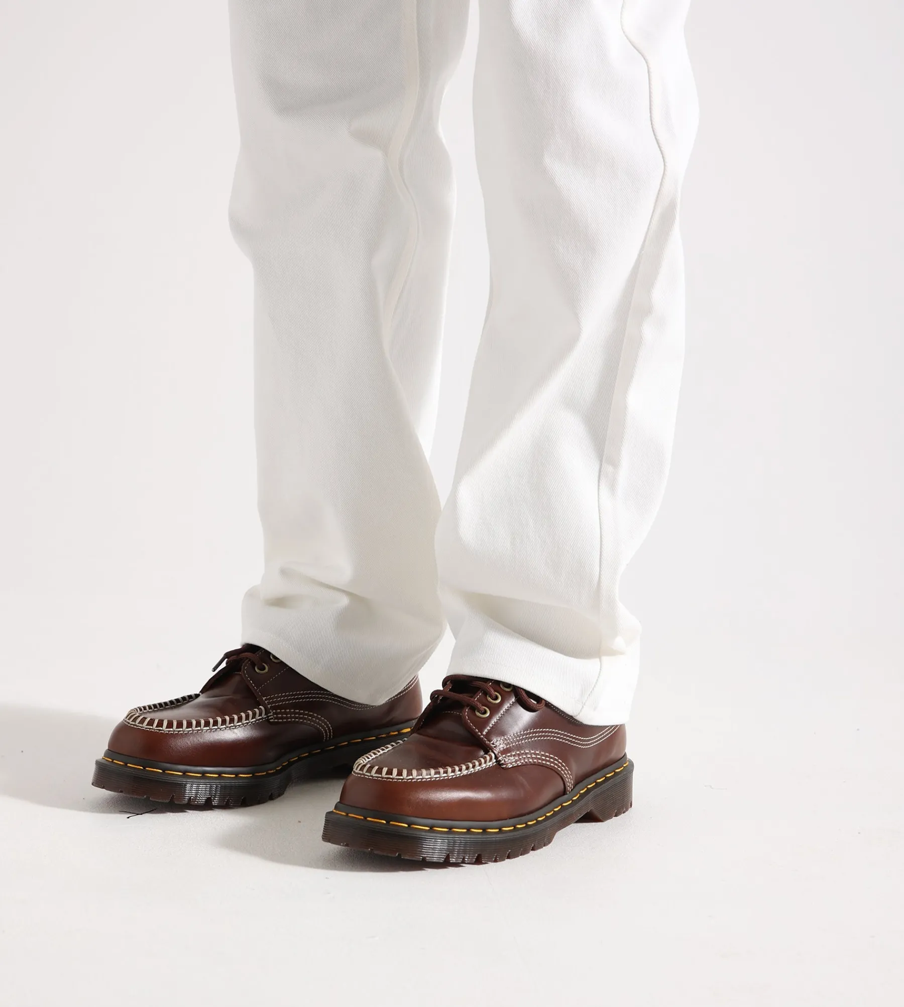 Bram's Fruit Denim Trouser White