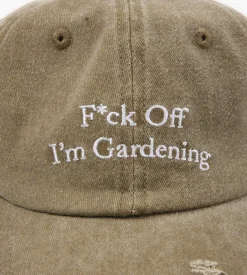 Bram's Fruit F*ck Off Cap Distressed Washed Olive Green