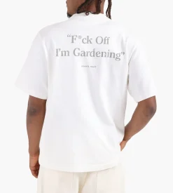 Bram's Fruit “F*ck Off” T-Shirt Distressed White