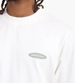 Bram's Fruit “F*ck Off” T-Shirt Distressed White
