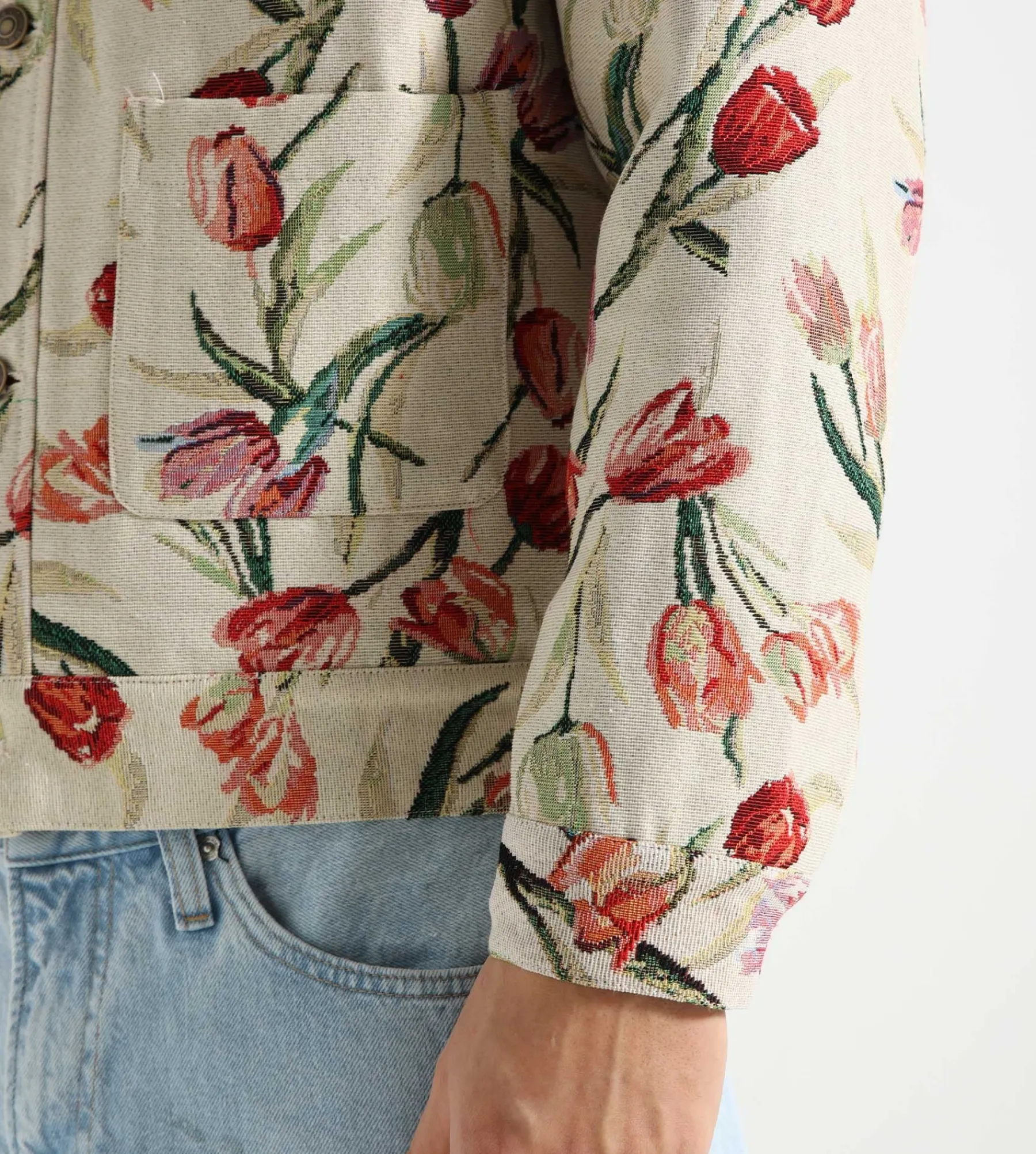 Bram's Fruit Flower Jacket Beige
