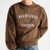 Bram's Fruit Gardening Club Crewneck Brown