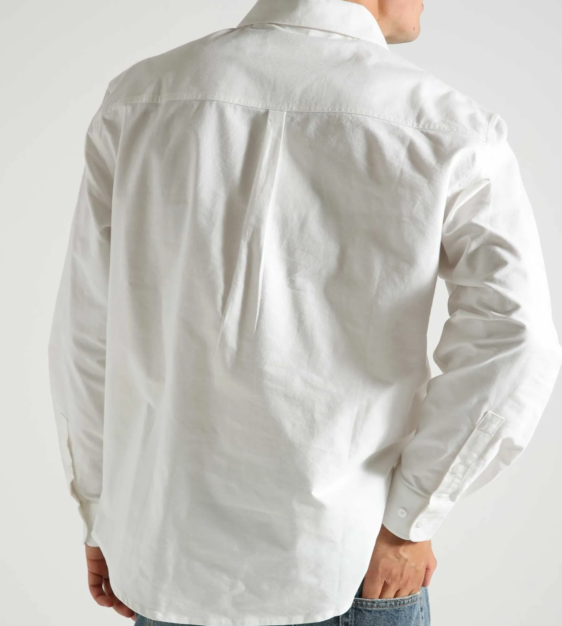 Bram's Fruit Gold Lemon Oxford Shirt White